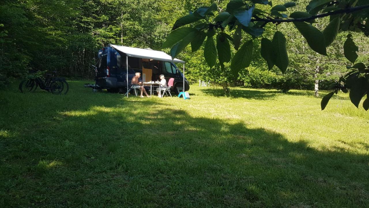 Lovely 2-Bed Shepherds Hut In A Forest Sougeres-en-Puisaye Ngoại thất bức ảnh